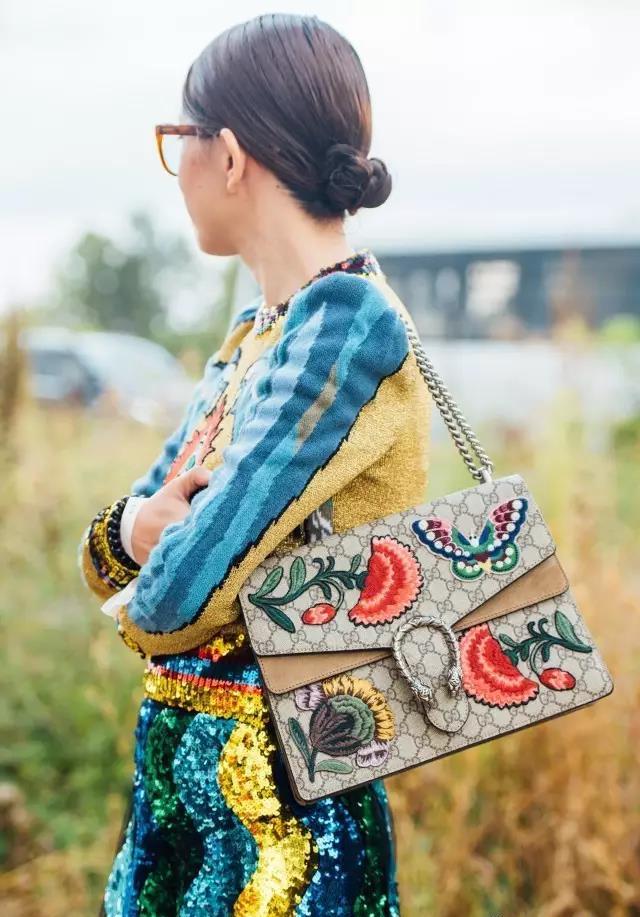 gucci水桶包杨幂,gucci杨幂珍珠包