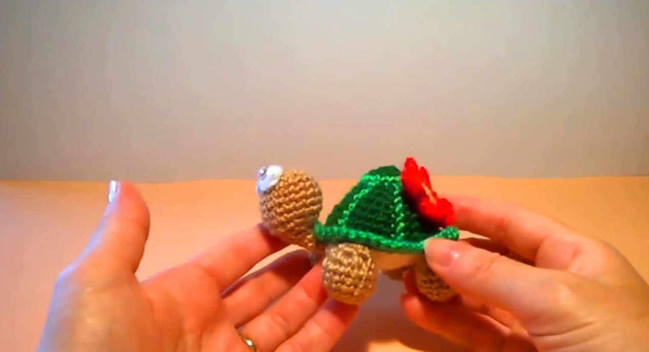 乌龟的钩织图解,小乌龟的钩织教程图解