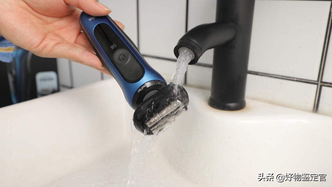 博朗剃须刀剃须效果个人分享,博朗剃须刀9系剃须前后对比