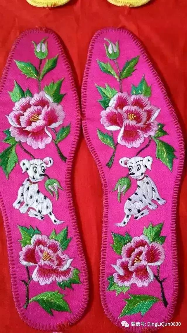 刺绣作品简单的,老式刺绣喜字的鞋垫刺绣方法