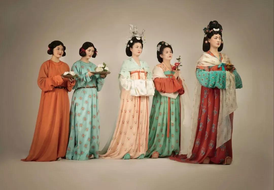 唐代女装古风仙气,古代唐朝女装