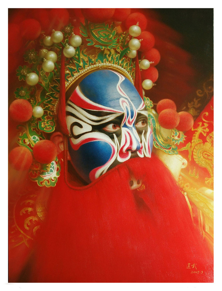 纯真无邪儿童画作展示及解读,谭建武油画人物作品欣赏