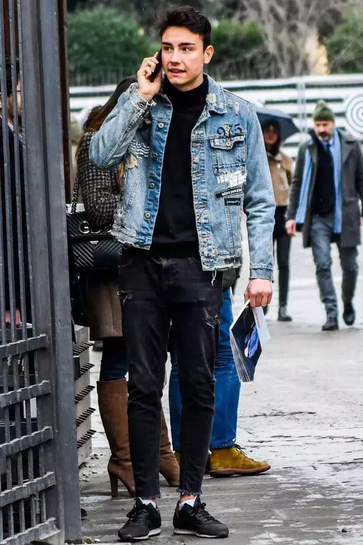 男生牛仔夹克穿搭推荐,男牛仔夹克外套穿搭技巧