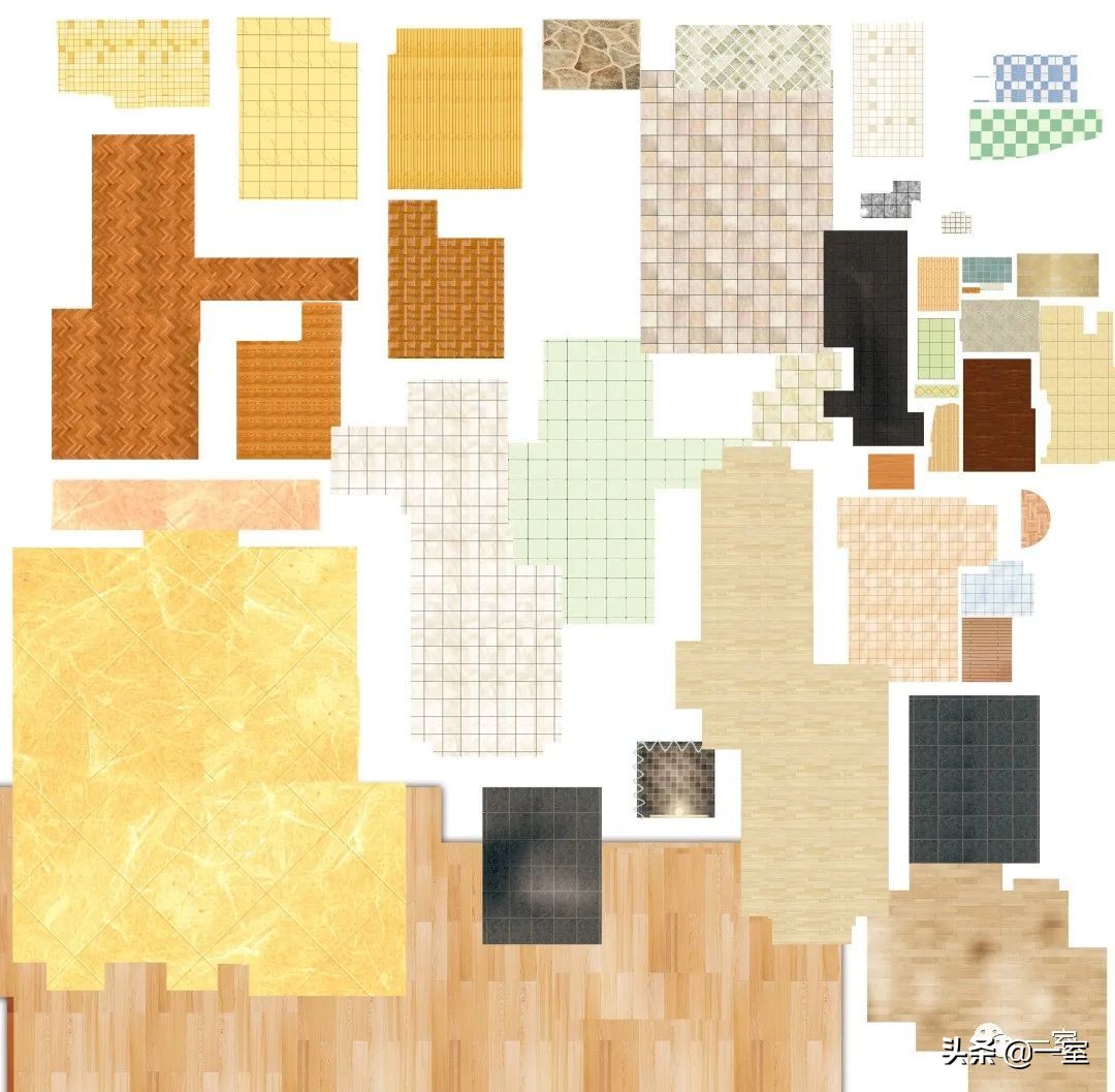 彩平素材100个,彩屏素材模板