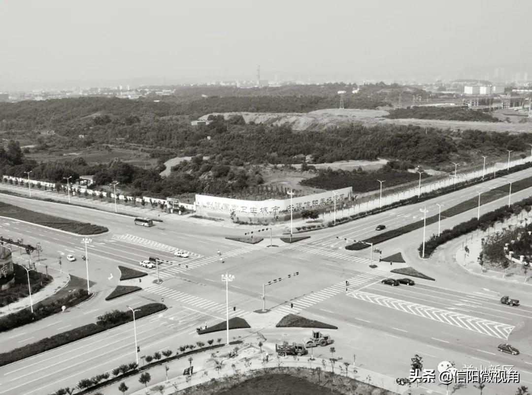 信阳羊山原貌,信阳羊山新区鸟瞰图