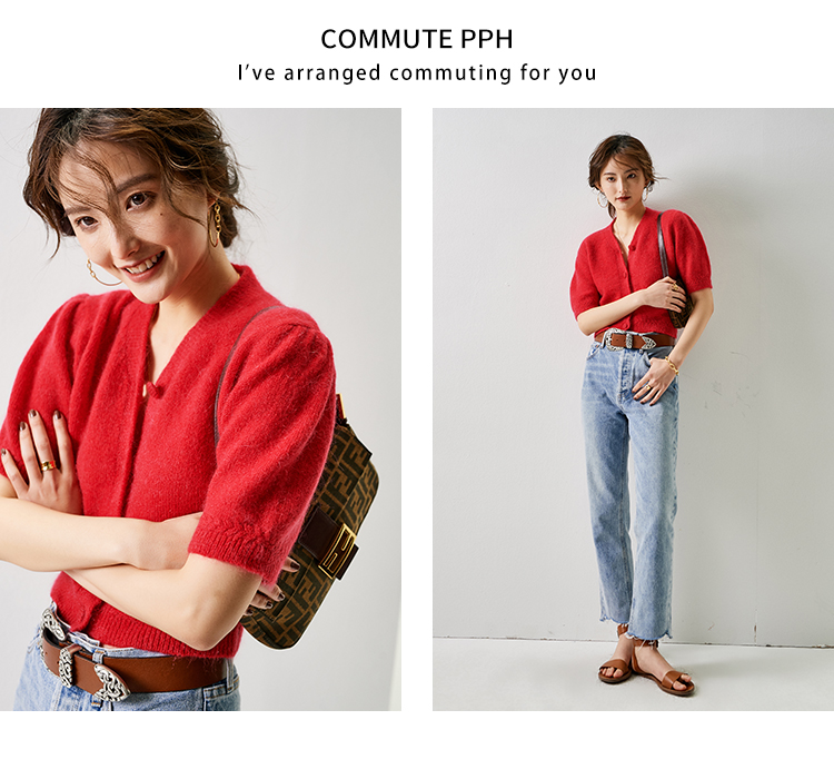 赏心悦目的针织上衣，像穿T恤一样简单却更轻松明快，敲有FLU