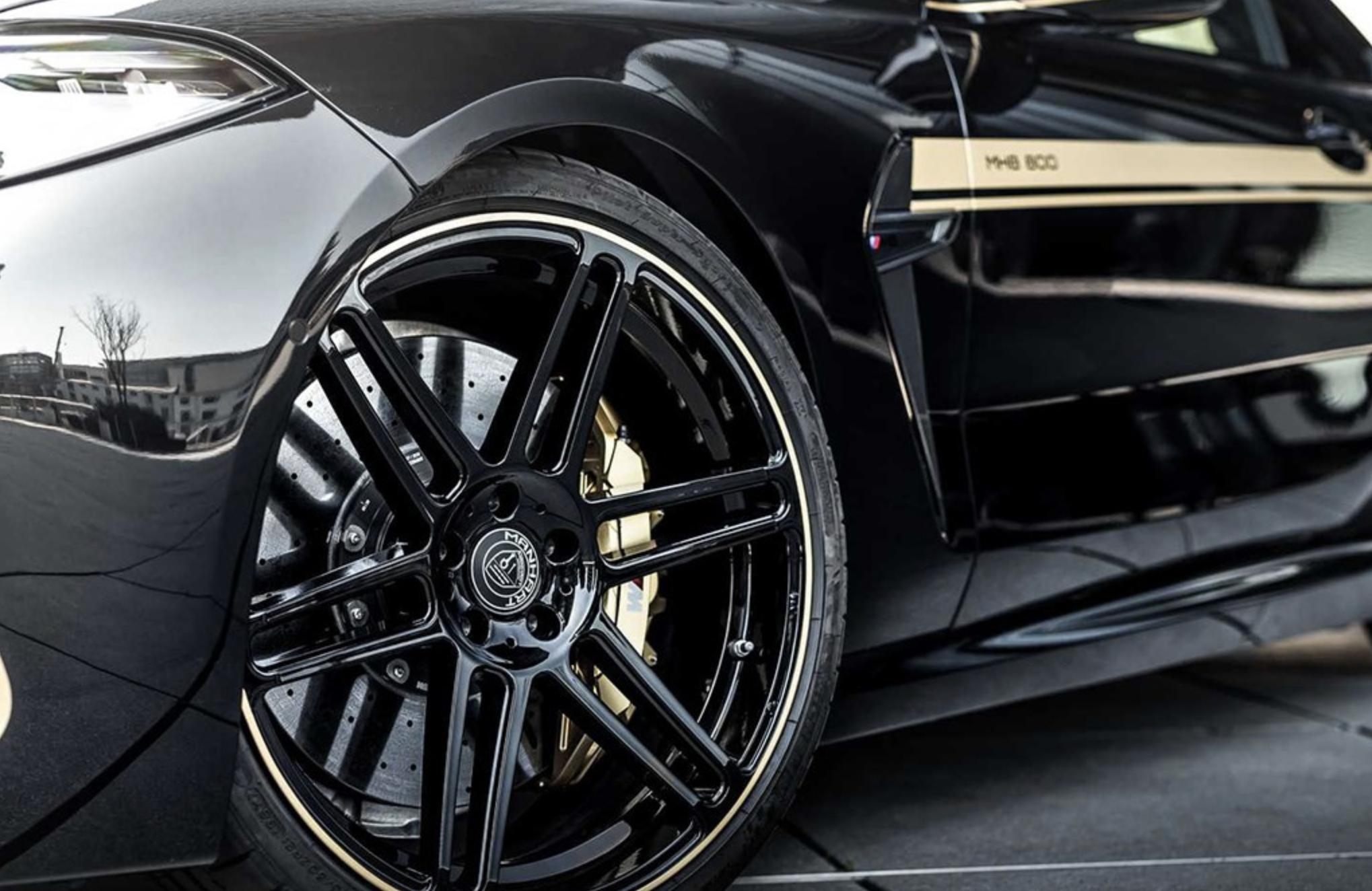 宝马m8四门轿跑爆改,宝马m8manhart改装版