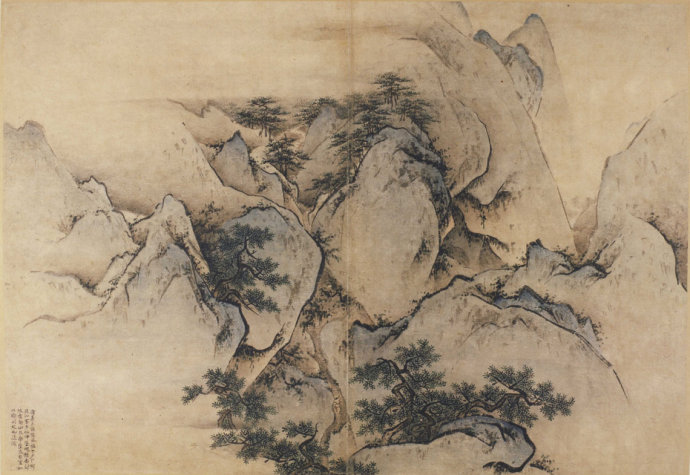 中国传世山水画全集册pdf,中国传世山水画宋代