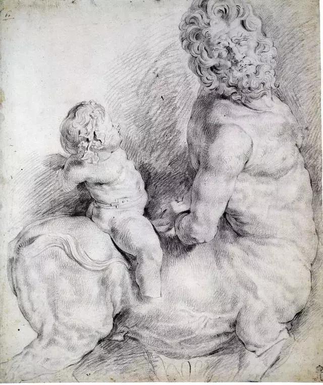 巨匠鲁本斯的素描作品图片,鲁本斯顶级素描