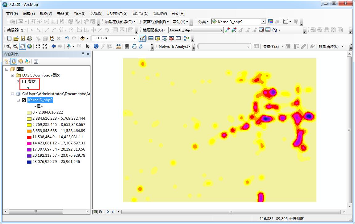 人口增长率热力图arcgis,arcgis绘制温度动态图
