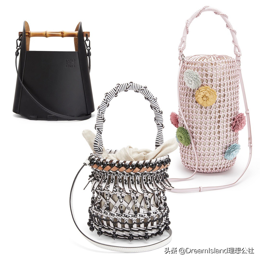 loewe草编包新款mini,loewe新款盒子包