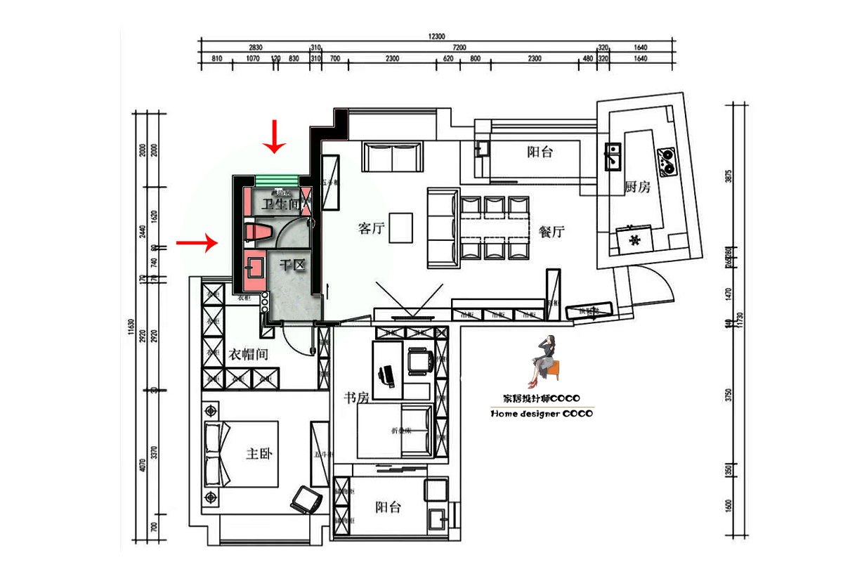 80后女大学生装修设计,女士创意卫生间