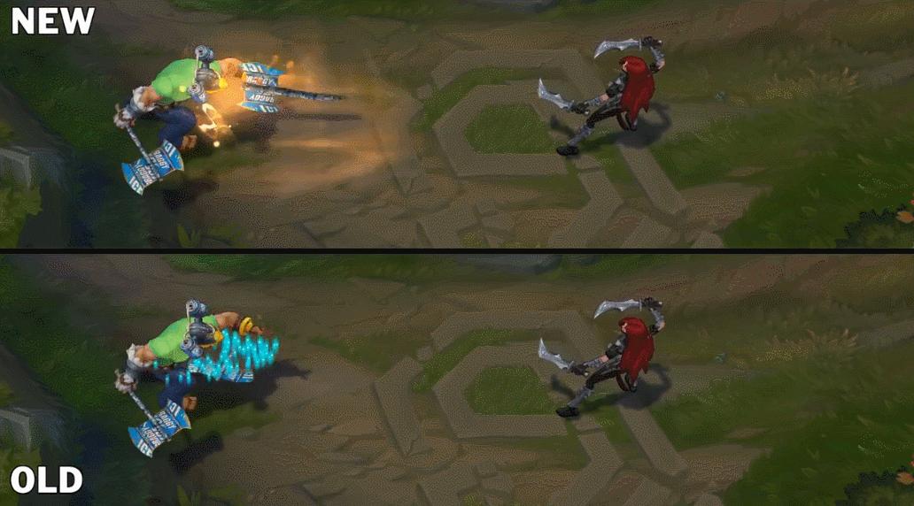 lol奥拉夫皮肤手感排行手游,lol奥拉夫冰河时代皮肤有特效吗