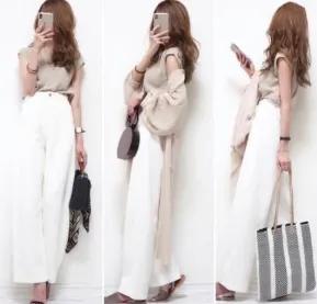 白色上衣怎么穿搭好看,白色毛毛衣服怎样穿搭