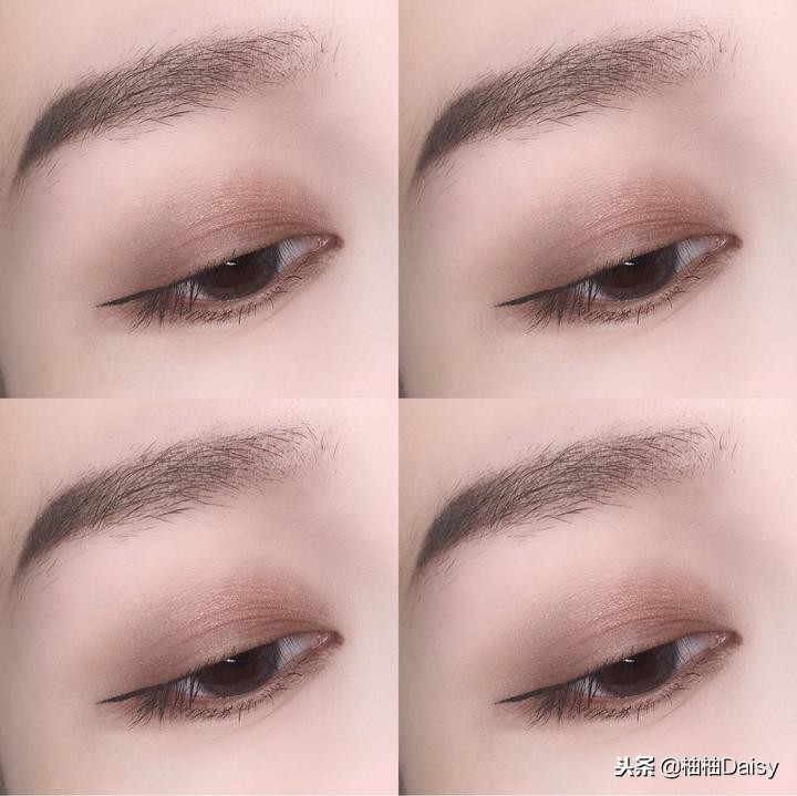 双眼肿眼泡怎么画眼妆,内双肿眼泡有眼尾沟放大眼妆教程