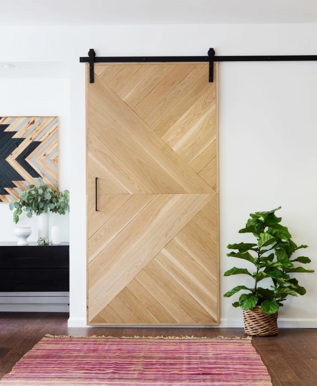 省钱隐形门造型,省钱简易门