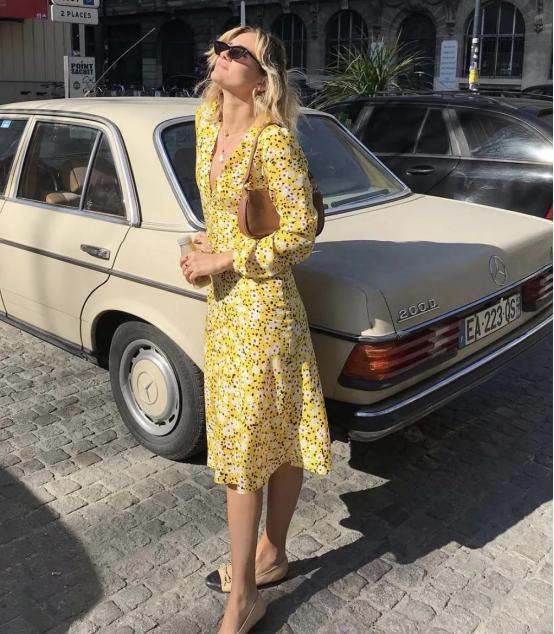 穿平底鞋还能显高显瘦显腿长,小个子穿圆头平底鞋显高的搭配