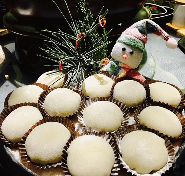 软糯香甜蛋黄雪媚娘,雪媚娘软软糯糯香甜可口