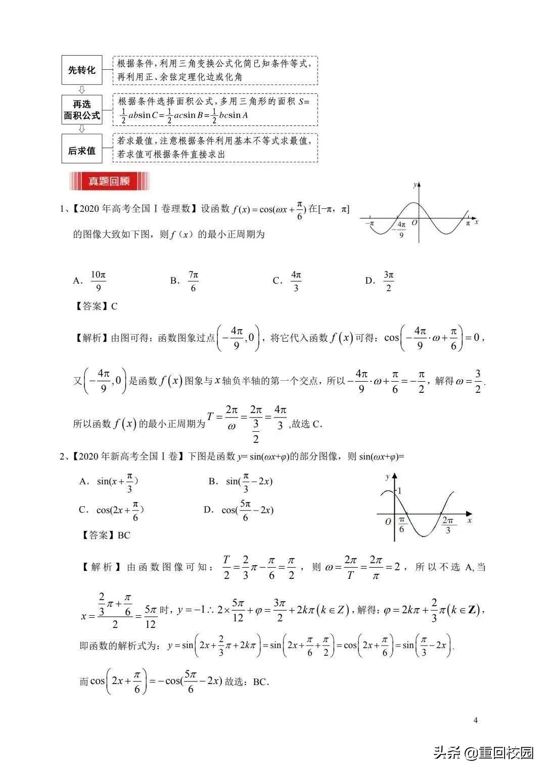 含绝对值的三角函数的图象和性质,高中数学三角函数四次公式大全