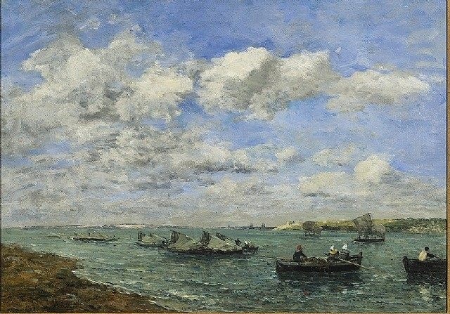 学赏画(48补)天空之王——印象派绘画大师EugeneBoudin简介