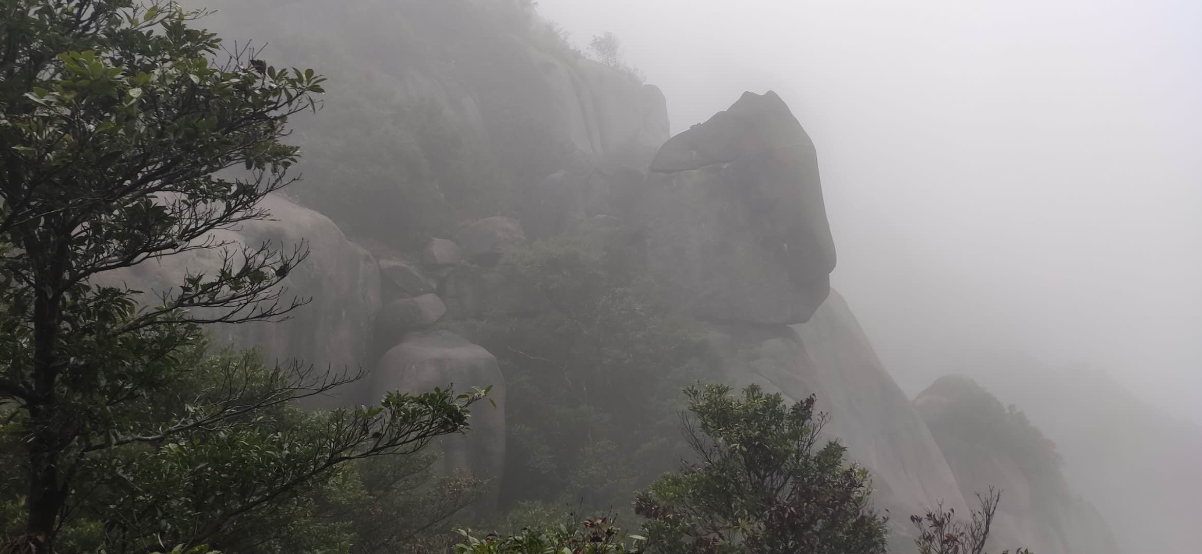 雨中游大奇山,雨中游太湖