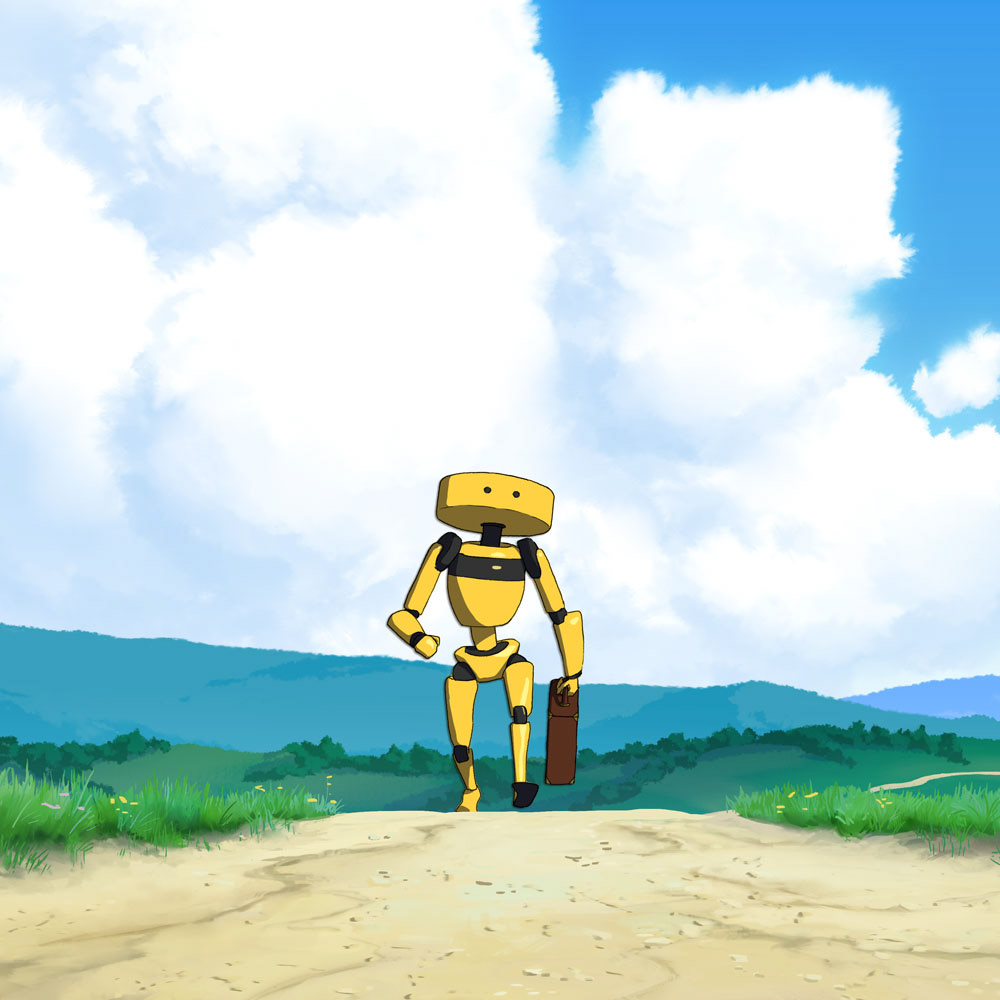 机器人Robo-bee的日常：这是绘本插画还是动漫原画？总之先睹为快