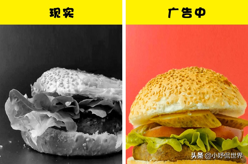 美食广告背后的真相,广告里食物原来是这样的