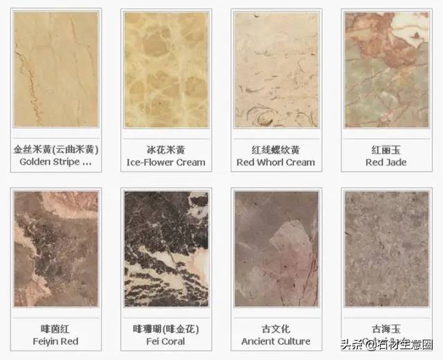 世界石材标准图谱电子书,常用石材品种名称大全图谱