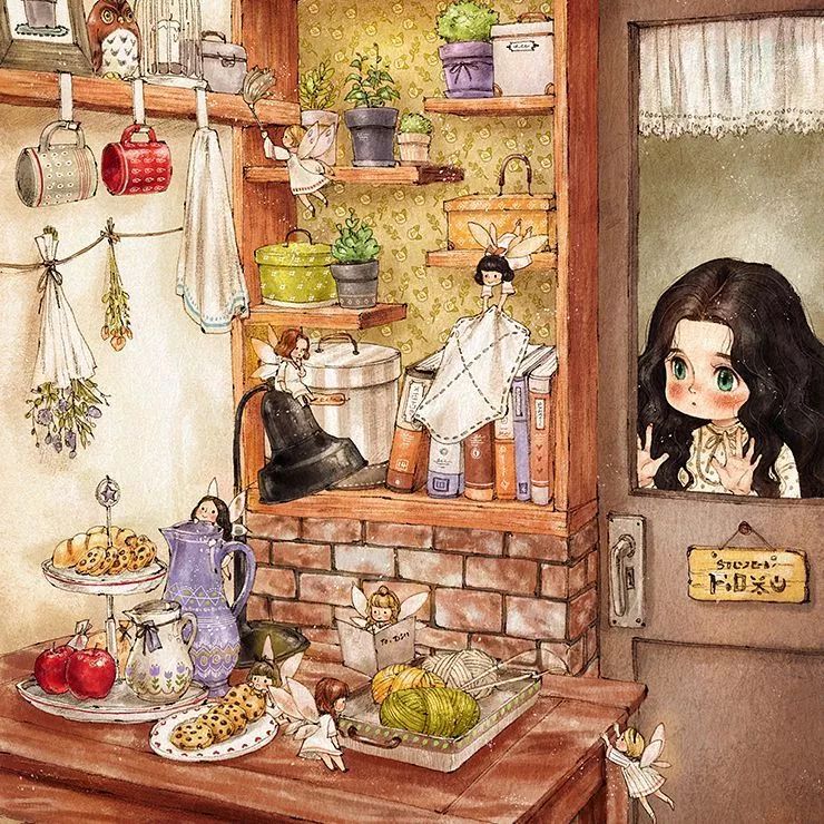 画风堪比宫崎骏,写实韩系画风画师