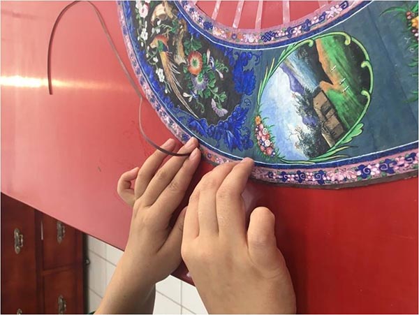 折扇扇面修复方法视频,折扇修复纸