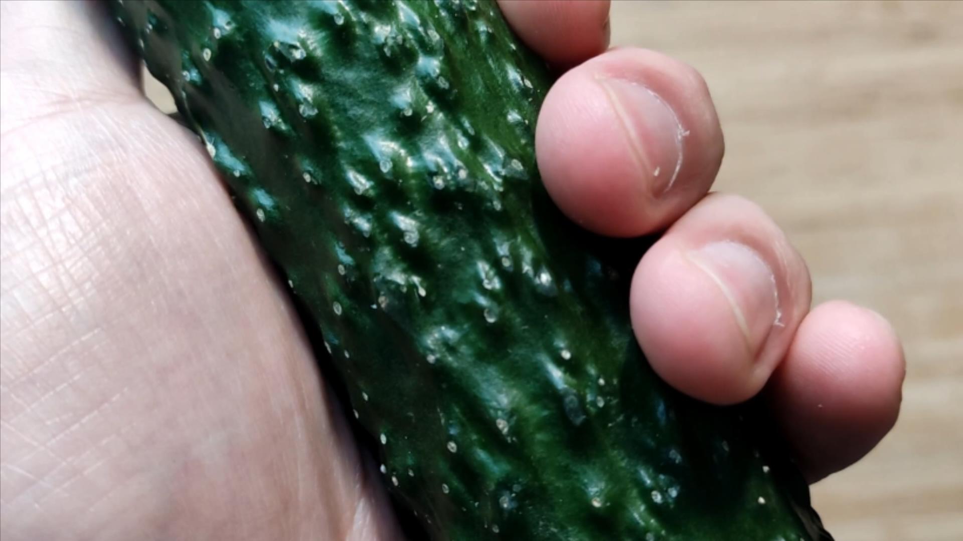 黄瓜打没打药,黄瓜打激素位置图解