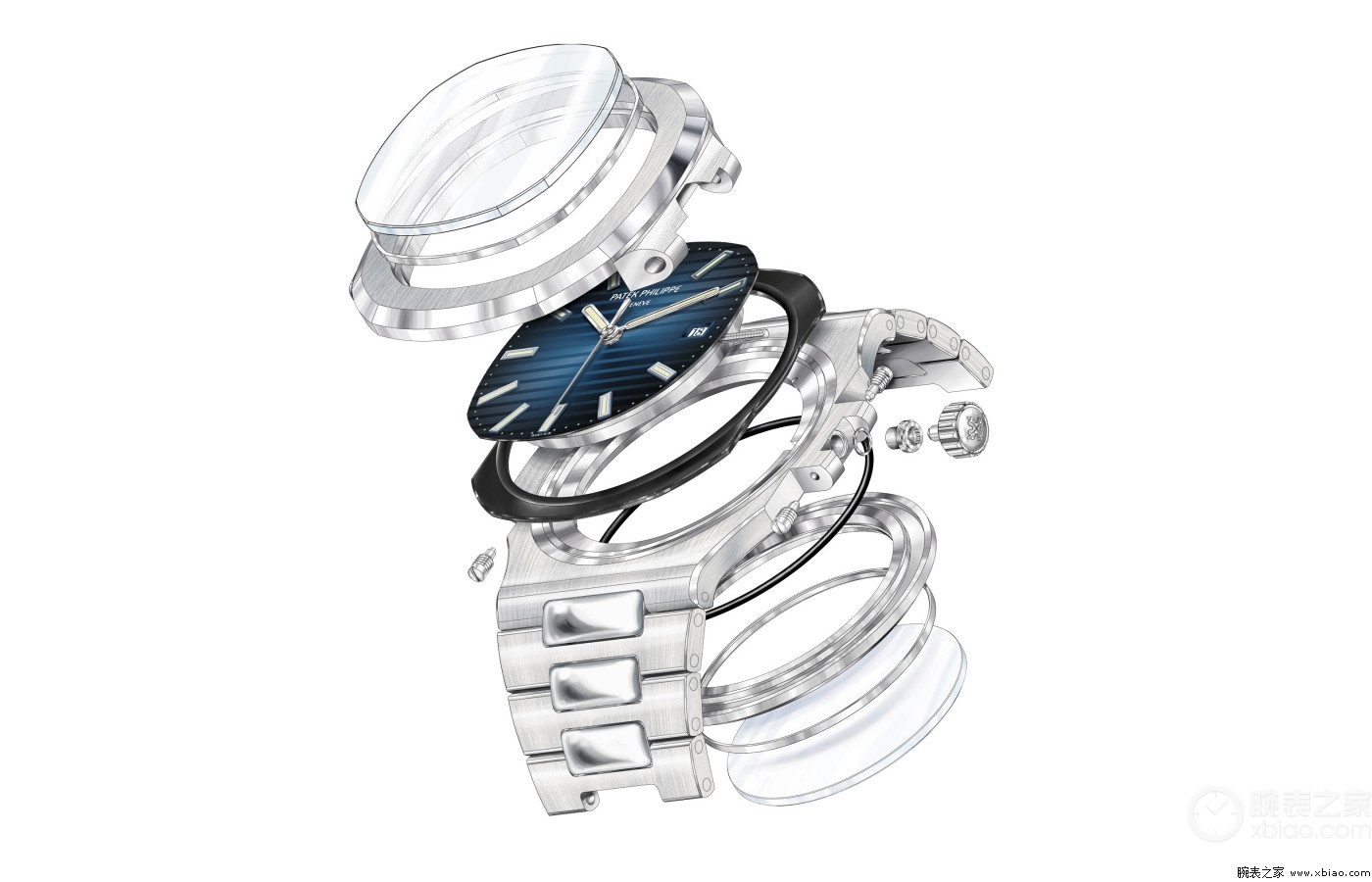 百达翡丽除了鹦鹉螺还有什么钢表,男士腕表显大气