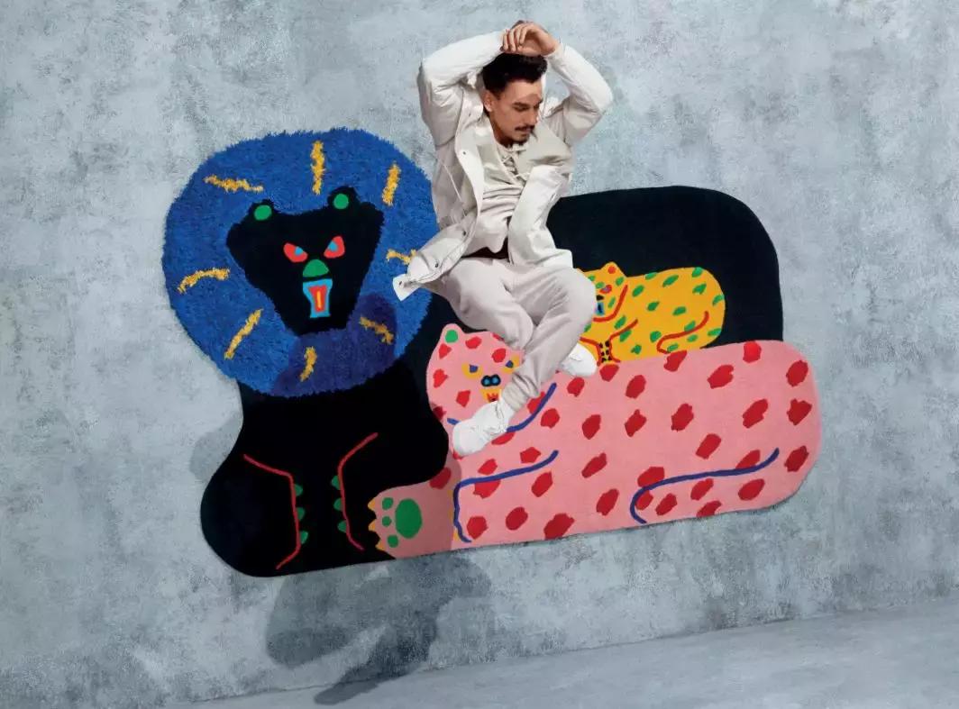 宜家地毯二手,宜家offwhite地毯