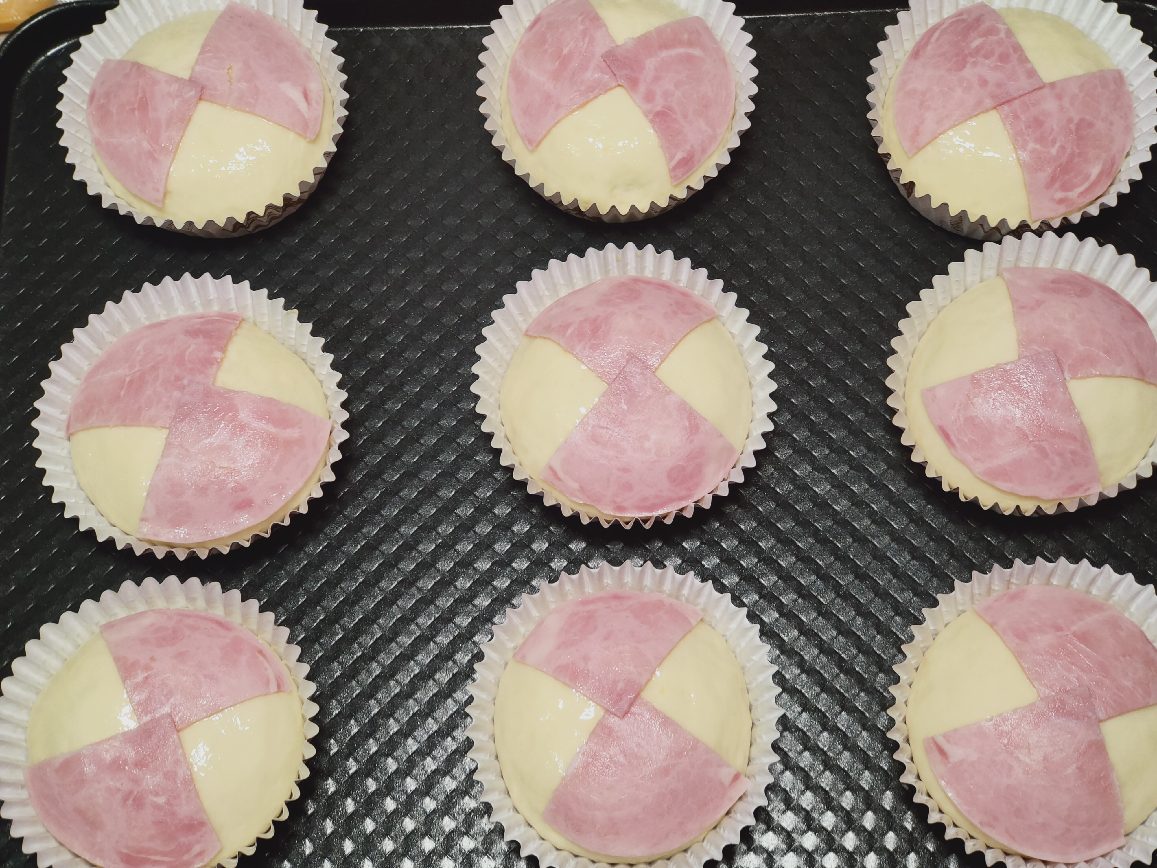 早餐必选，芝士火腿小面包，香味十足超好吃