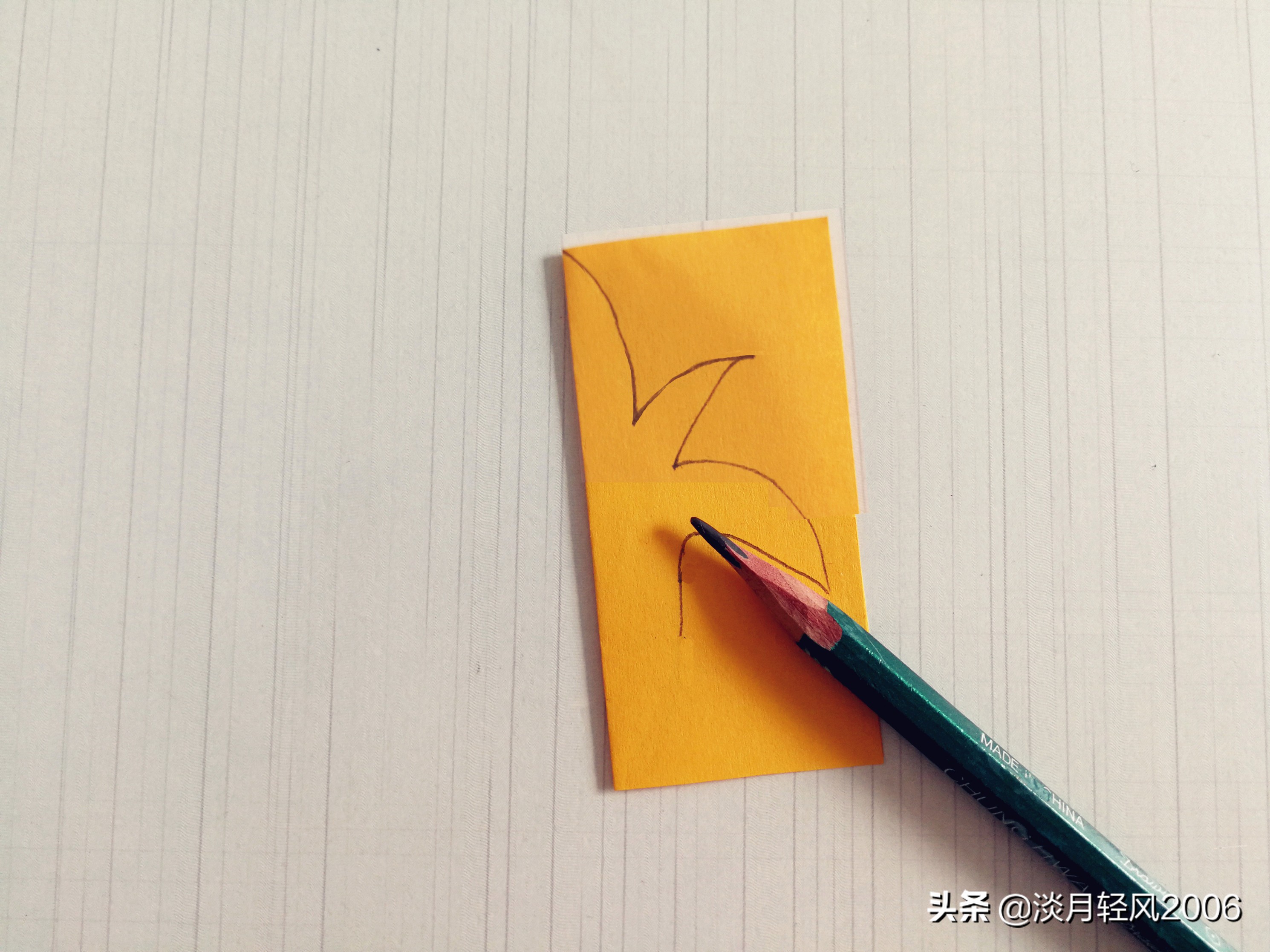 玉米叶子剪纸法,3-6岁幼儿最简单剪纸玉米