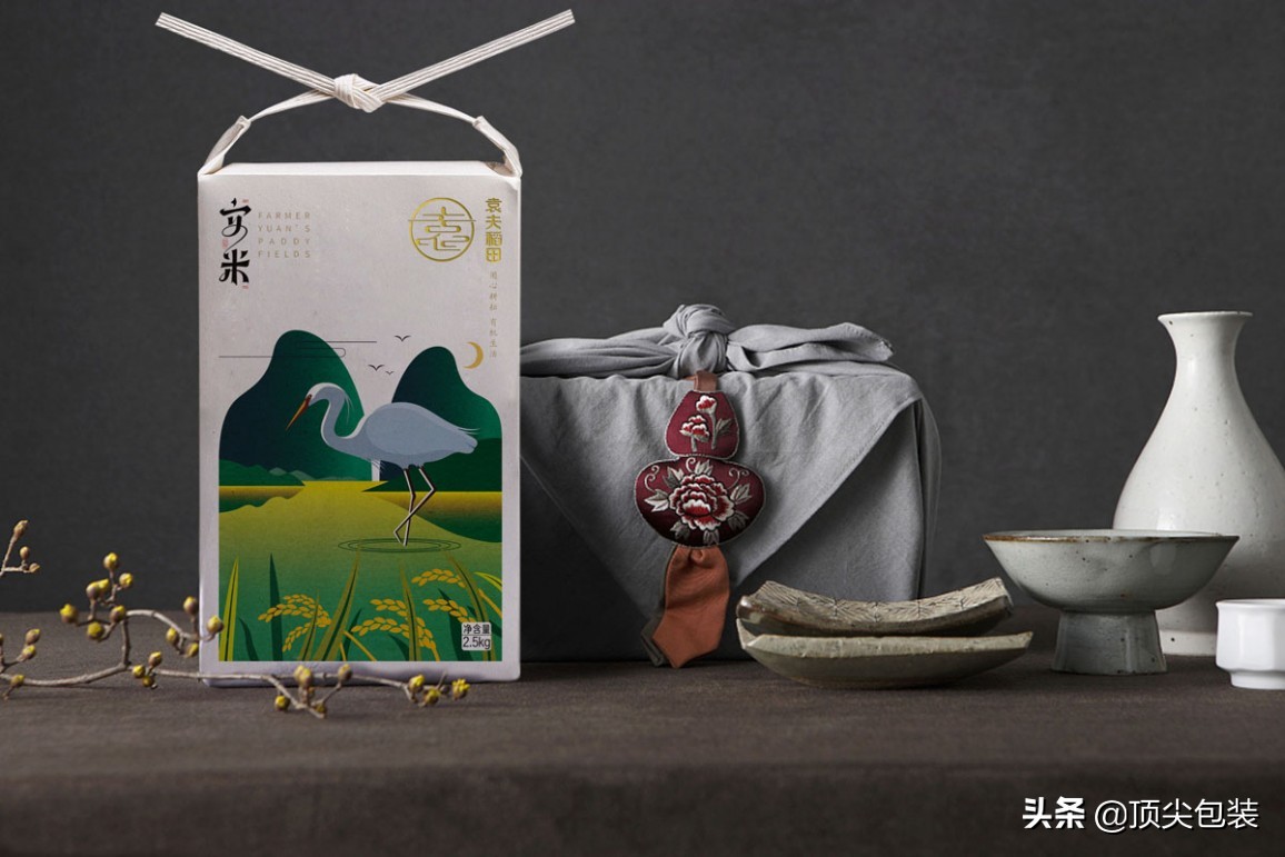 最新款大米包装设计,高端大米包装设计大全