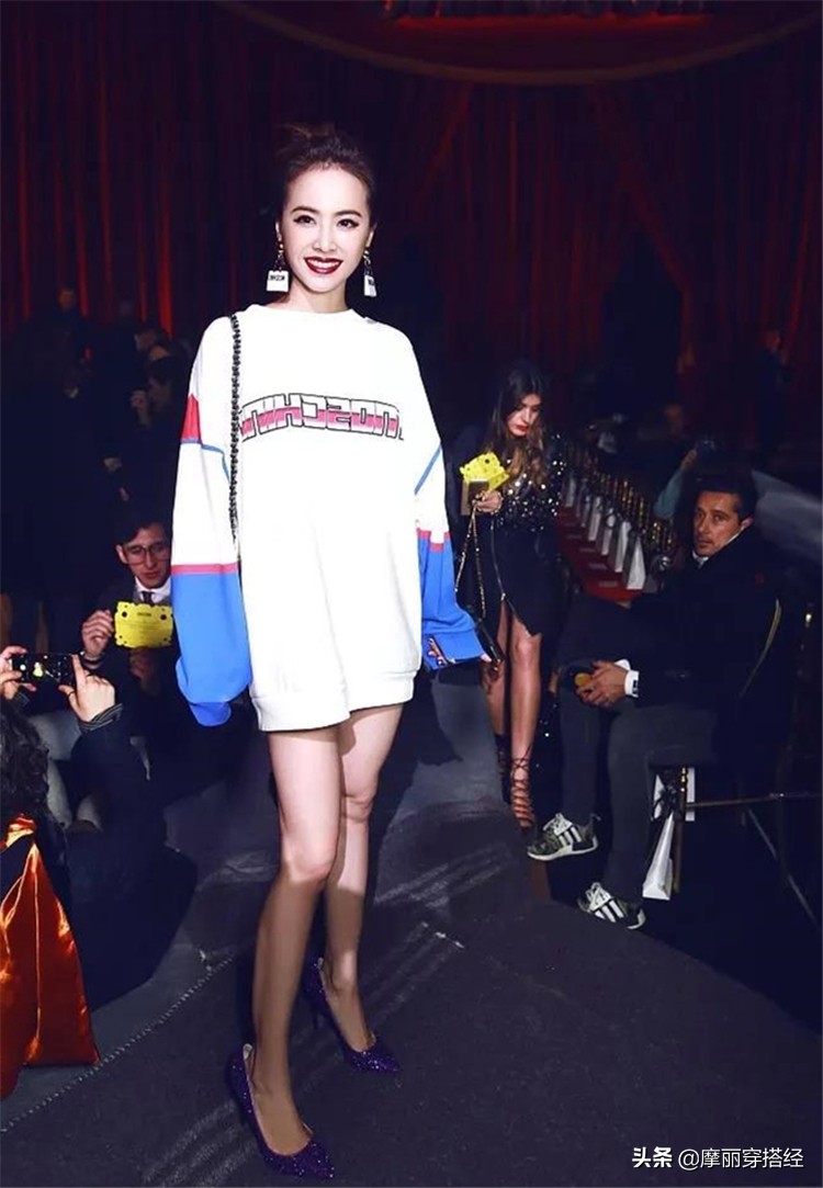 这样穿显瘦又显高才是好卫衣,oversize厚卫衣穿搭