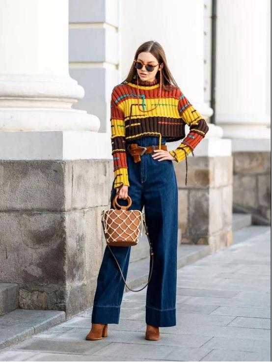 穿了这么多年裤子,一年四季都喜欢“阔腿裤”,立志穿出花来