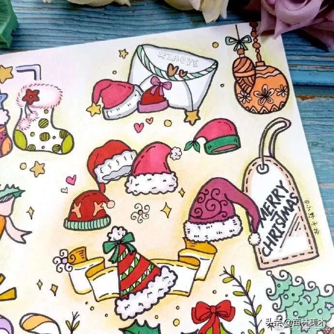 圣诞节的手抄报怎么画简单又好看,圣诞节美术手抄报