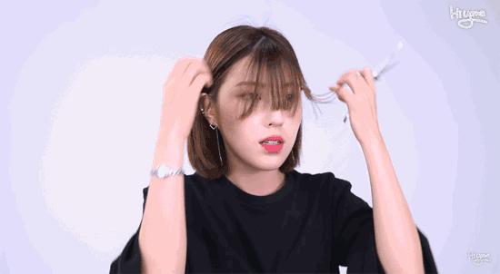 自己剪八字刘海教程学生简单,如何剪法式刘海教程学生