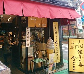 日本东京巢鸭商店街,东京巢鸭街区老照片