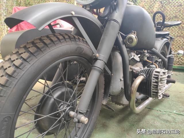 翻新长江750摩托车,翻新长江750