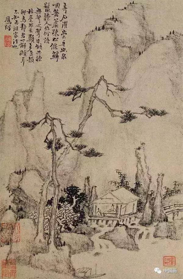 枯笔讲解,赏析枯笔