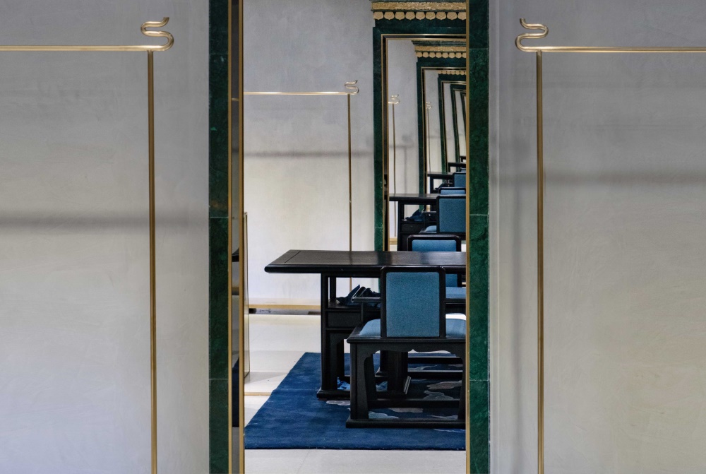 太古里·祥荷秀中式手工定制服装店|北京人和明天品牌设计-欧模网