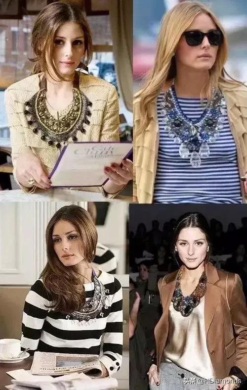 适合女生戴的毛衣链,毛衣链高级感叠戴