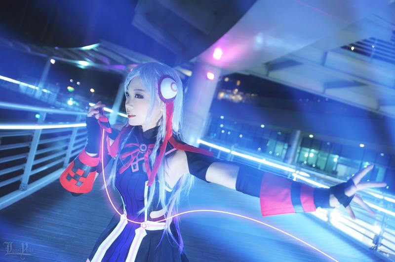 韩国女星cos图,刀剑神域尤吉欧cos妆