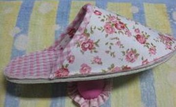 做冬季布艺拖鞋详细步骤,自己做布艺拖鞋视频教程