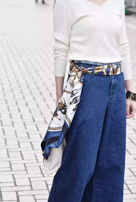 丝巾的时尚系法,丝巾的时髦戴法快来收藏学起来吧