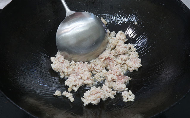 粉丝蚂蚁上树家常做法,大锅菜蚂蚁上树做法正宗视频