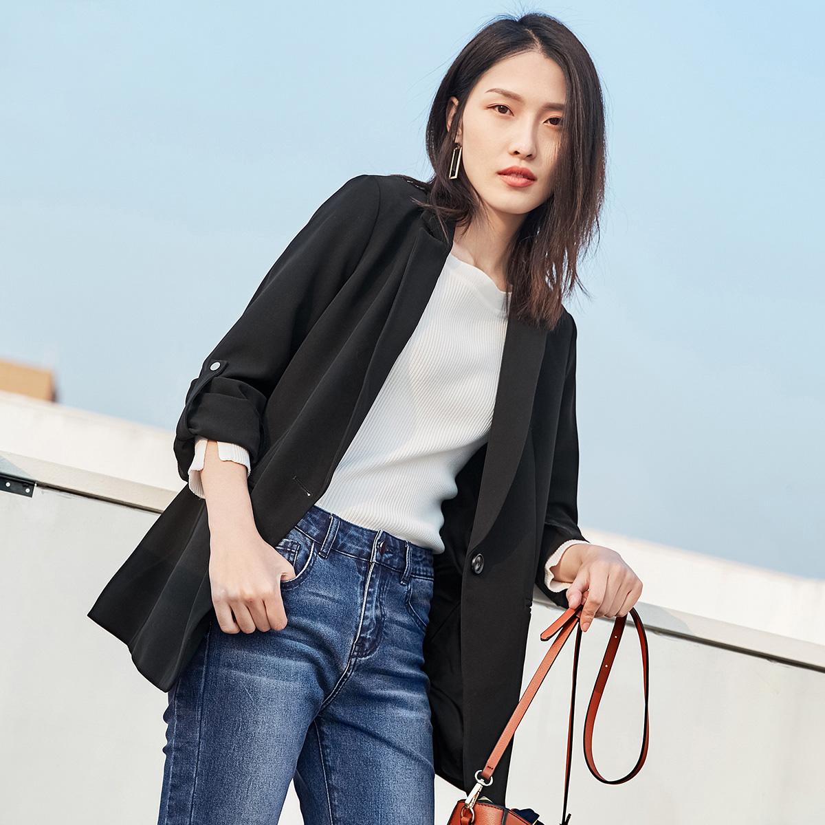 西装短裤上档次版型时尚,黑色西装短裤穿搭高级感